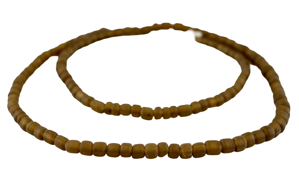 Mocha Brown Java Glass Beads