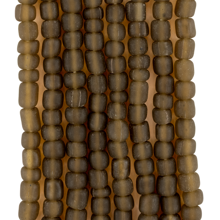 Mocha Brown Java Glass Beads
