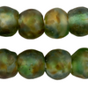 Earth Swirl Recycled Glass Beads (18mm)