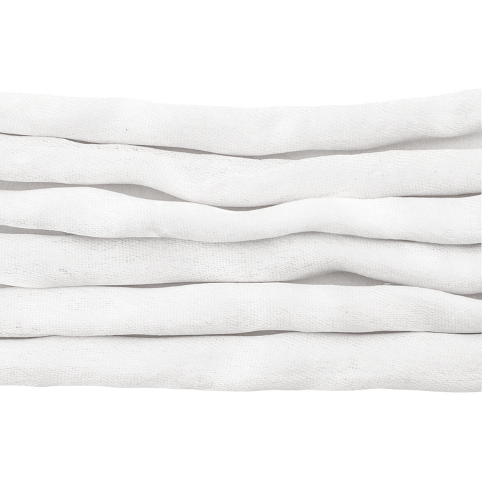 6mm Snow White Premium Fabric Cord (16ft)
