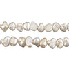 White Nugget Vintage Japanese Pearl Beads (8-10mm)