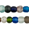 Mixed Recycled Glass Beads (14mm)