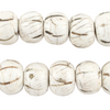 Round Melon Vintage Style Naga Shell Beads (12x17mm)