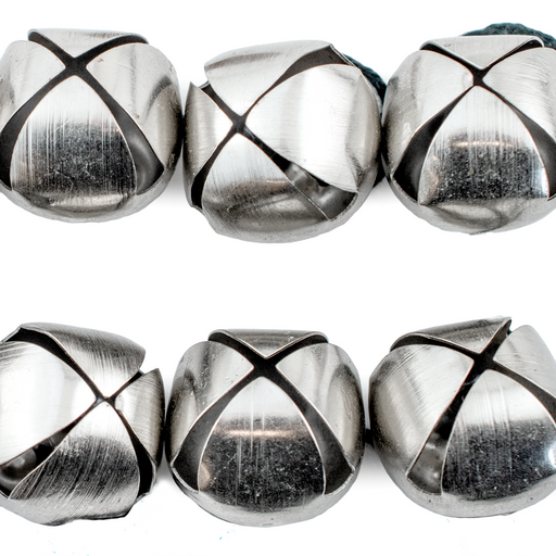 Silver Bell Pendants (24mm)