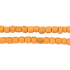 Pastel Orange Java Glass Beads