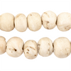 Vintage-Style Naga Conch Shell Mala Beads (15mm)