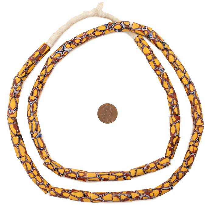 Matching Antique Venetian Millefiori African Trade Beads #16469