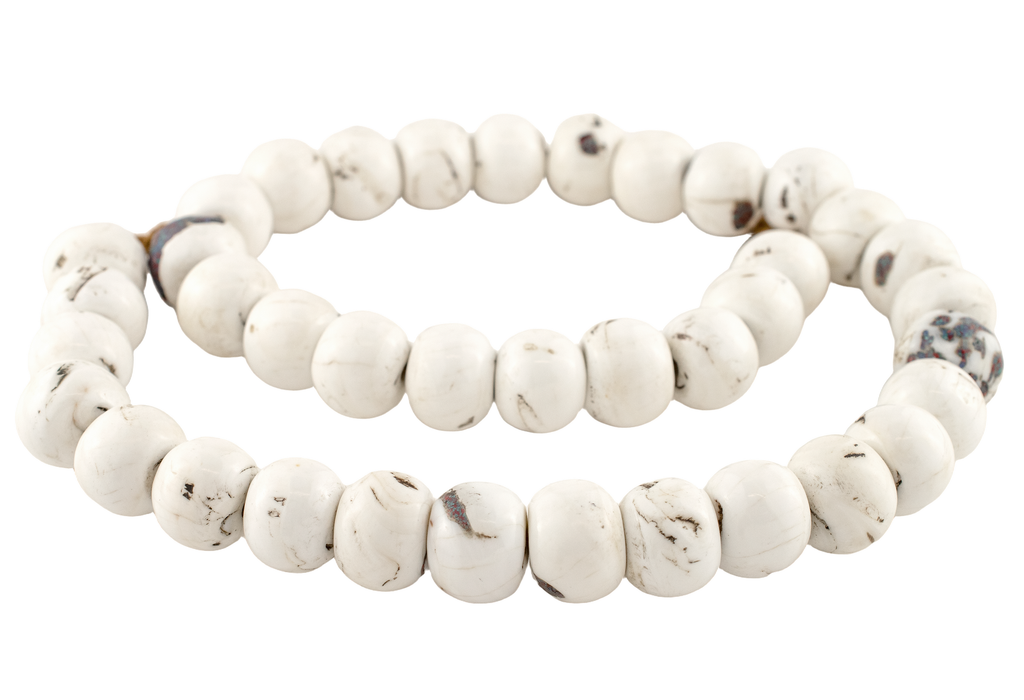 Inlaid Round Naga Conch Shell Beads (18mm)