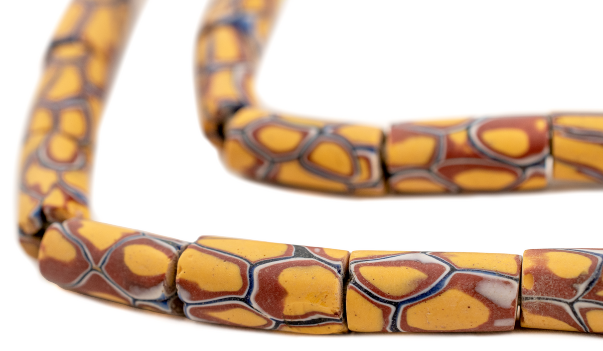 Matching Antique Venetian Millefiori African Trade Beads #16469