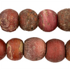 Antique Cornaline D'Aleppo White Heart Venetian Trade Beads #17413