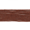 Brick Brown Afghan Tribal Seed Beads (10 strands)