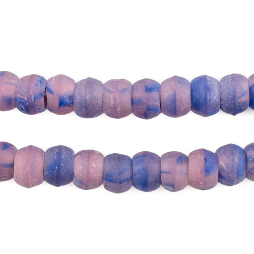 Pink & Blue Swirl Padre Beads (9mm) - The Bead Chest