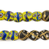 Round Antique Venetian Millefiori African Trade Beads #16471