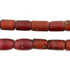 Antique Cornaline D'Aleppo White Heart Venetian Trade Beads #17475