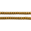Antiqued Brass Non-Magnetic Hematite Snake Beads (5mm)
