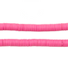Pink Vinyl Phono Record Beads (6mm)