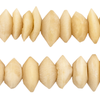 Graduated Camel Bone Saucer Beads (17-27mm)