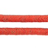 Glass Snake Beads, Coral Color (9mm)