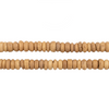 Brown Bone Donut Beads (3x6mm)