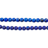 Vintage Round Mottled Lapis Lazuli Beads (5mm)