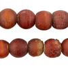 Antique Cornaline D'Aleppo White Heart Venetian Trade Beads