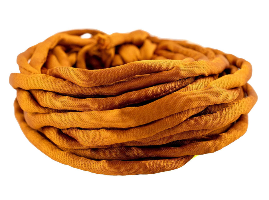 6mm Orange Premium Fabric Cord (16ft)