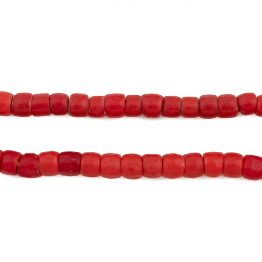 Old Red Kenya Turkana Beads - The Bead Chest