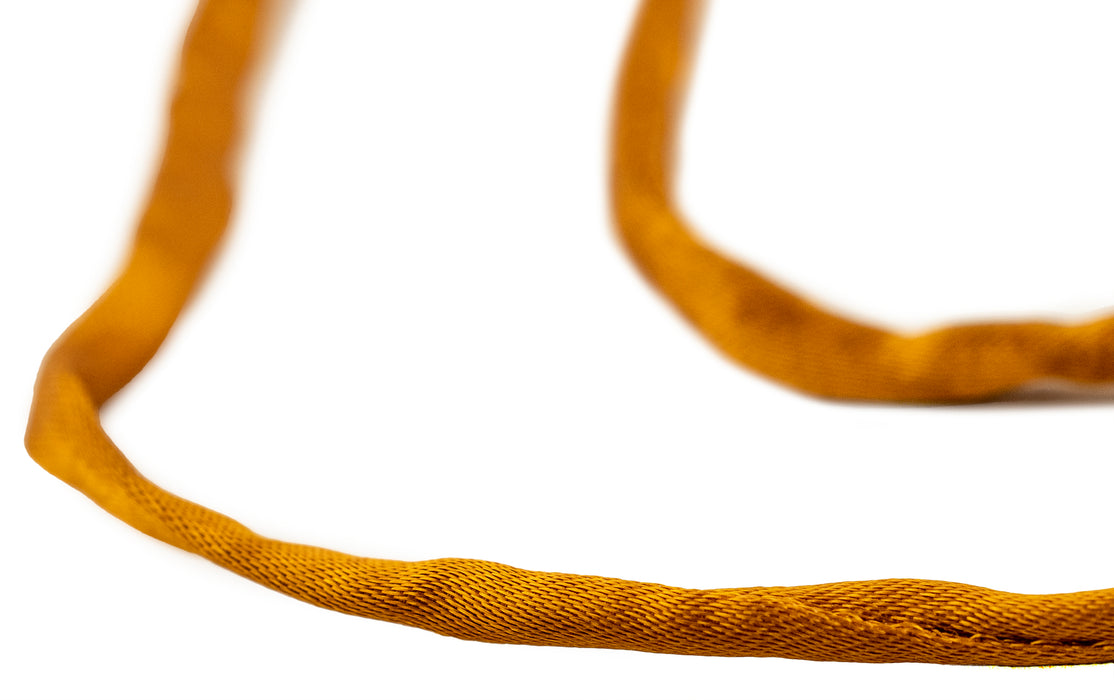 6mm Orange Premium Fabric Cord (16ft)