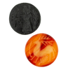 Circular Afghan Carved Stone Cabochons (Set of 2) #17309