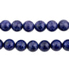 Vintage Round Weathered Lapis Lazuli Beads (10mm)