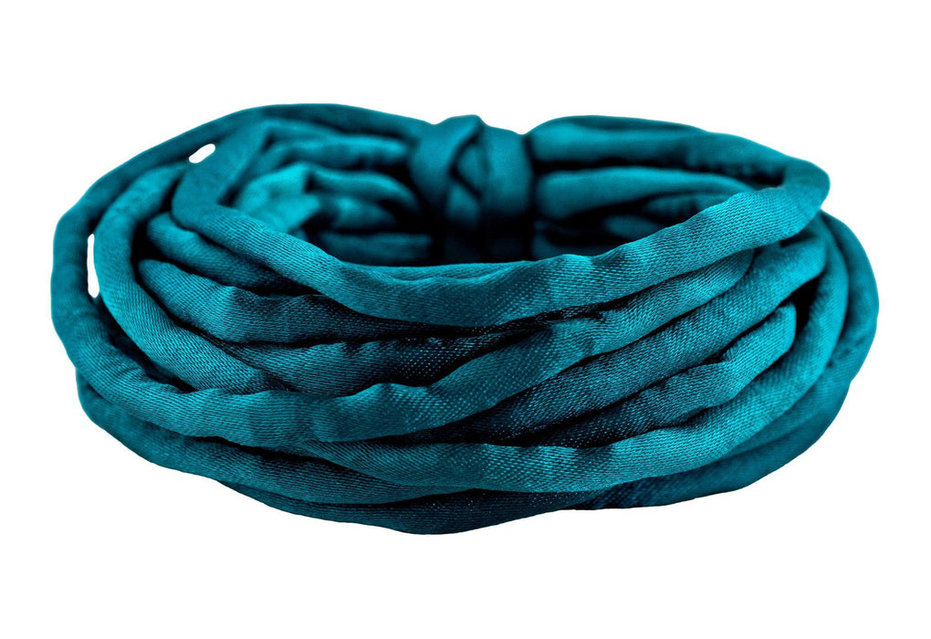 6mm Teal Premium Fabric Cord (16ft)