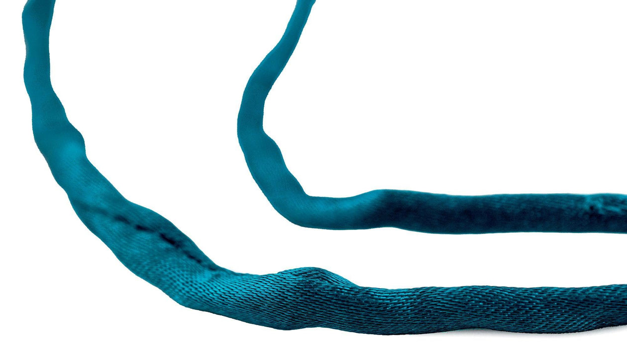 6mm Teal Premium Fabric Cord (16ft)