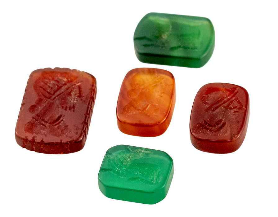 Carved Stone Cabochons (Set of 5) #17307