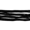 6mm Jet Black Premium Fabric Cord (16ft)