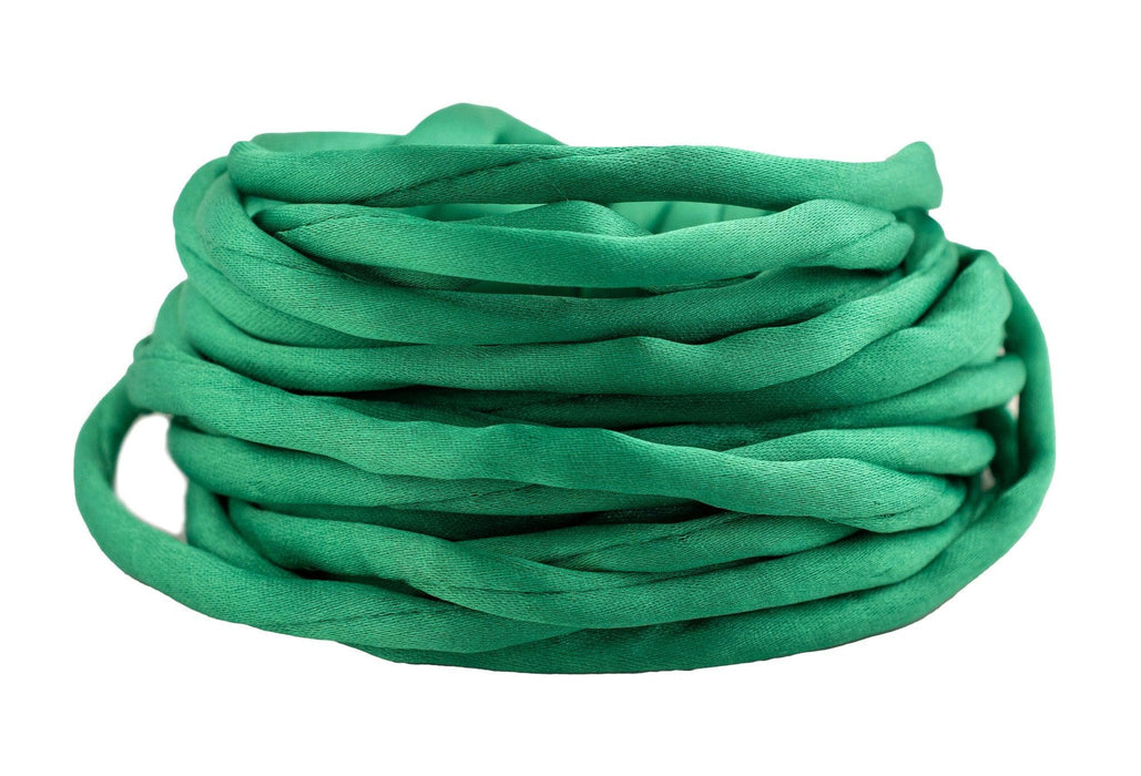 6mm Clover Green Premium Fabric Cord (16ft)