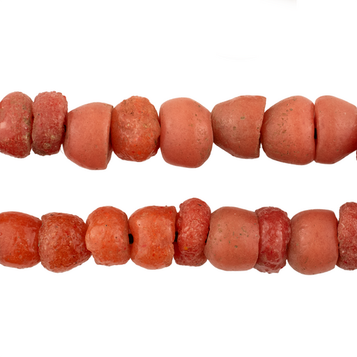 Vintage Yoruba Mock Coral Beads #17267