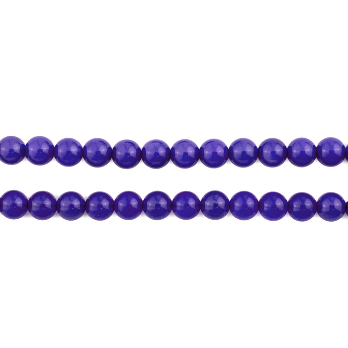 Round Vintage Chalcedony Agate Beads (5mm)