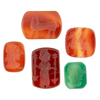 Carved Stone Cabochons (Set of 5) #17305