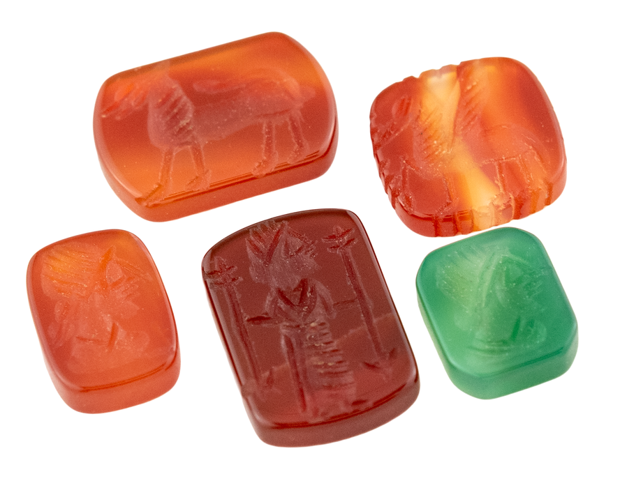 Carved Stone Cabochons (Set of 5) #17305