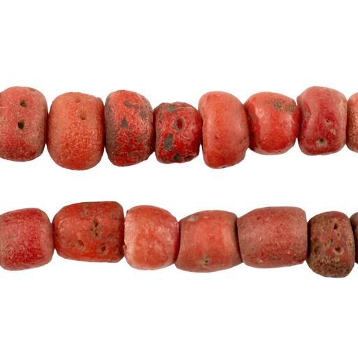 Vintage Yoruba Mock Coral Beads #17269