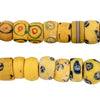 Assorted Antique Venetian Cylinder Eye King Beads #15756