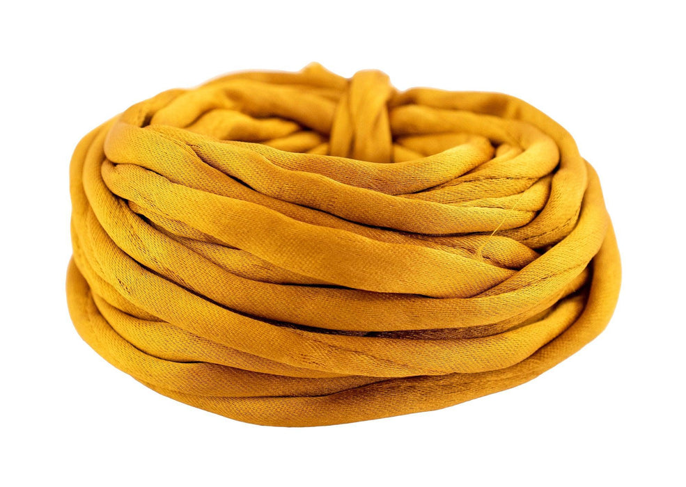 6mm Light Orange Premium Fabric Cord (16ft)