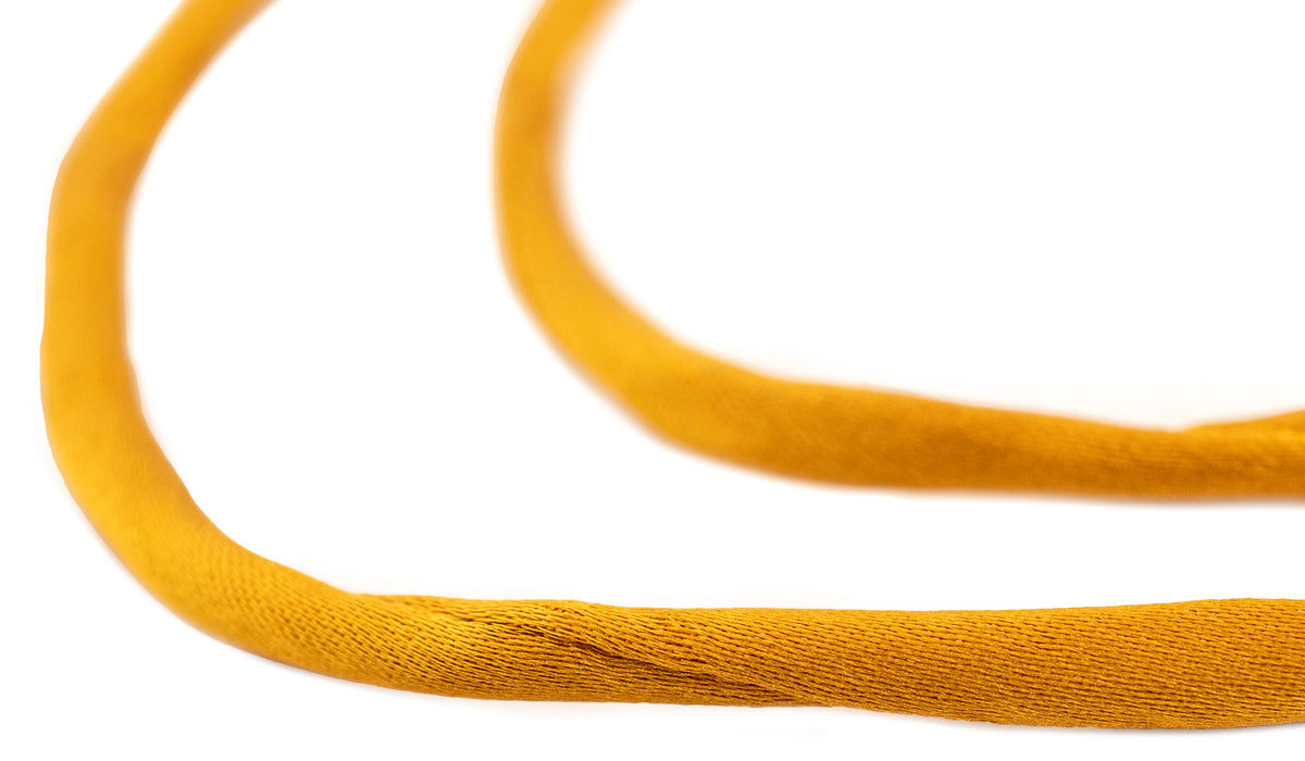 6mm Light Orange Premium Fabric Cord (16ft)
