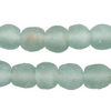 River Aqua Recycled Glass Beads (14mm)