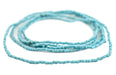 Bright Turquoise Java Glass Seed Beads (2.5mm, 48" Strand) - The Bead Chest