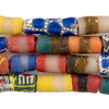 Kofi Krobo Fancy Powderglass Beads (Long Strand)