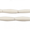 White Kenya Bone Beads (Elongated)