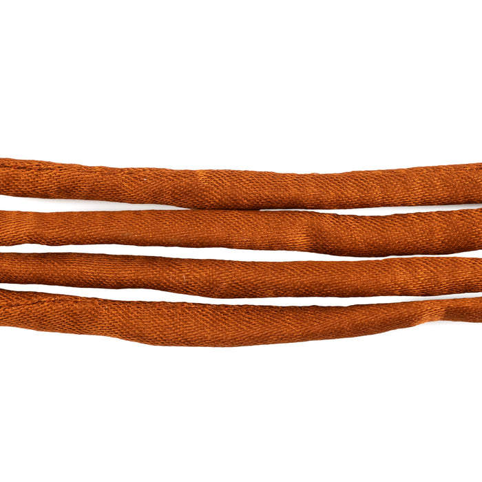 6mm Pumpkin Orange Premium Fabric Cord (16ft)