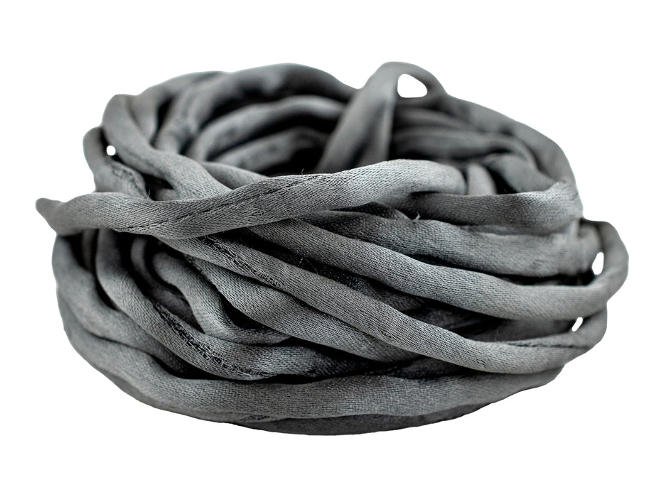 6mm Charcoal Grey Premium Fabric Cord (16ft)