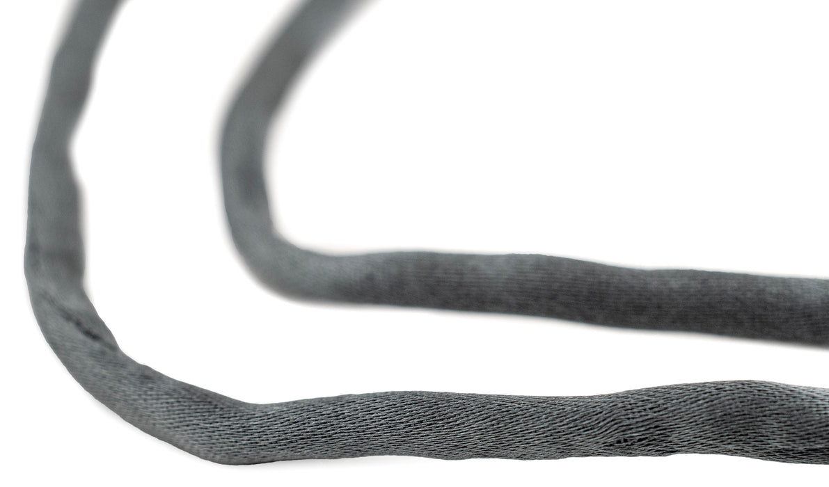 6mm Charcoal Grey Premium Fabric Cord (16ft)
